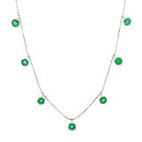 Graziela Floating Emerald Necklace