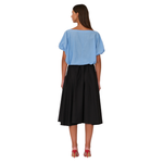 Secular Angie Cotton Poplin Skirt in Black - Be On Park