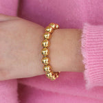 Antonio Papini Gold Ball Stretch Bracelet - Be On Park