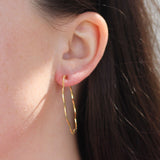 Signed by Chanel Camelia Hoop Earrings - Be On Park