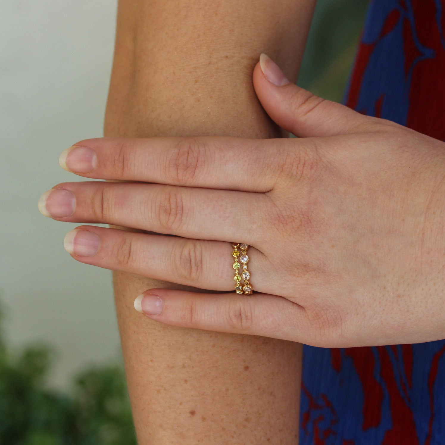 Sethi Cassie Burnt Orange Diamond Band - Be On Park