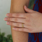 Sethi Cassie Burnt Orange Diamond Band - Be On Park