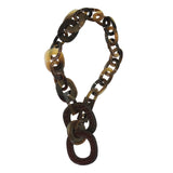 Vintage Hermes Buffalo Horn & Leather Necklace - Be On Park