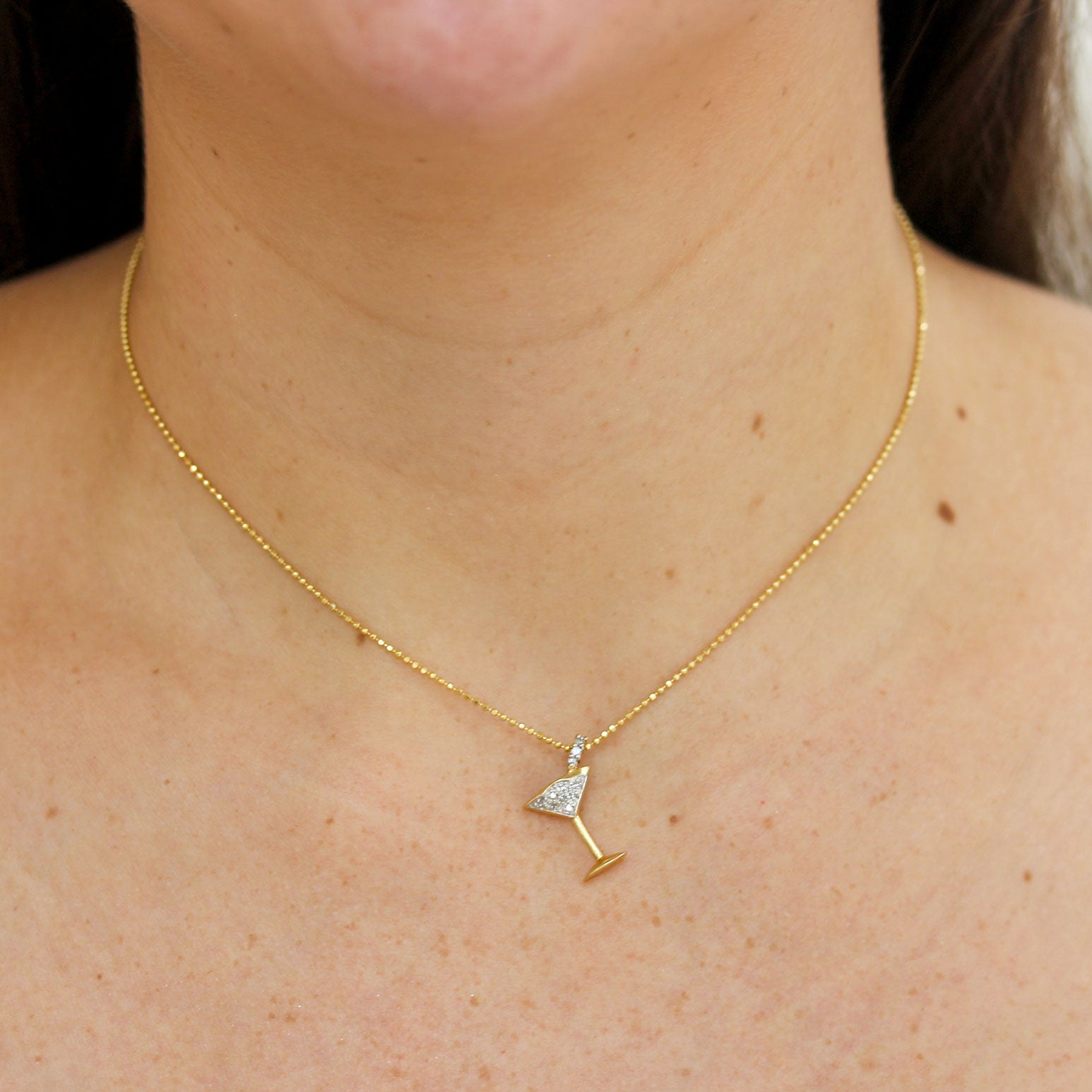 Vintage Martini Glass Charm - Be On Park