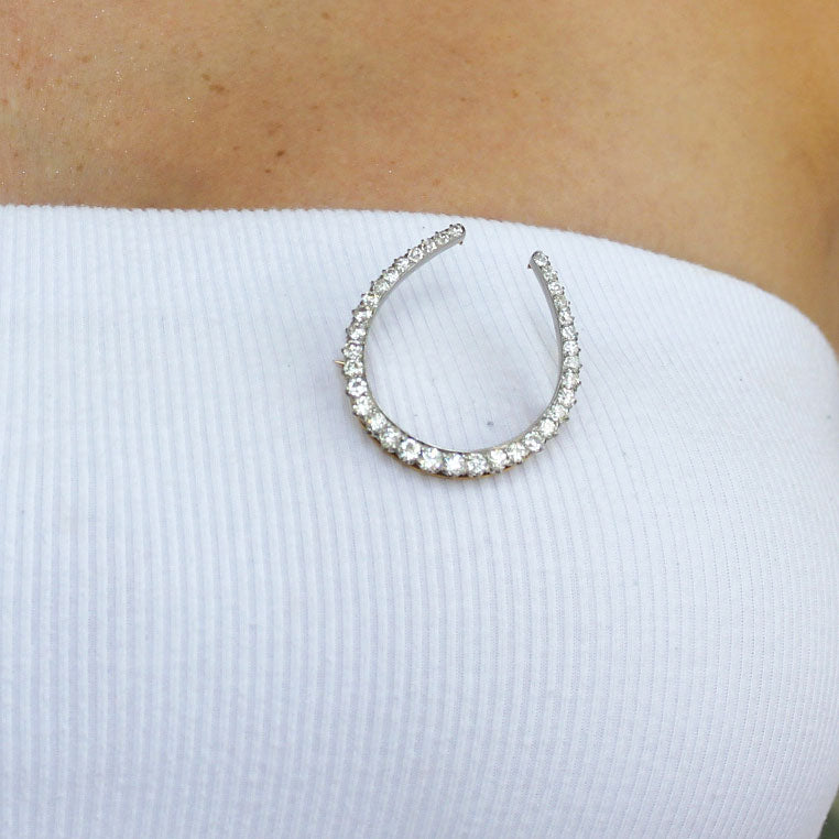 Vintage Horseshoe Brooch - Be On Park