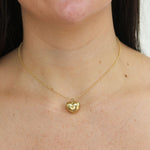 Vintage Gold Heart Charm - Be On Park