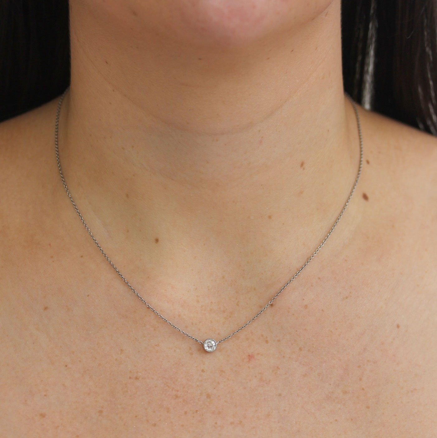 Vintage Bezel Set Necklace - Be On Park