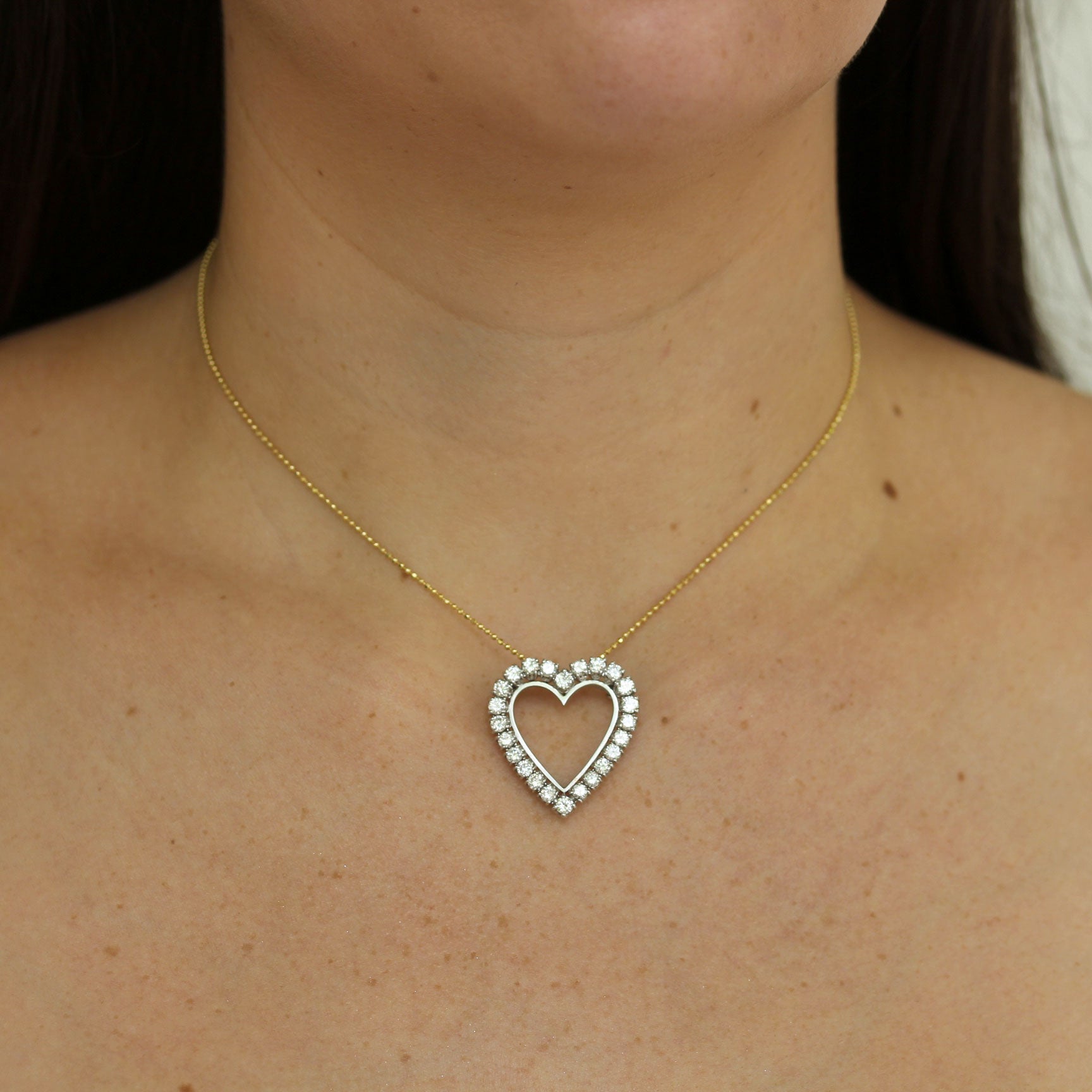 Vintage Diamond Heart Charm - Be On Park