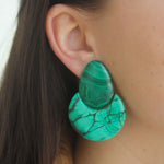 Monies Malachite & Mother of Pearl Earrings - Be On Park