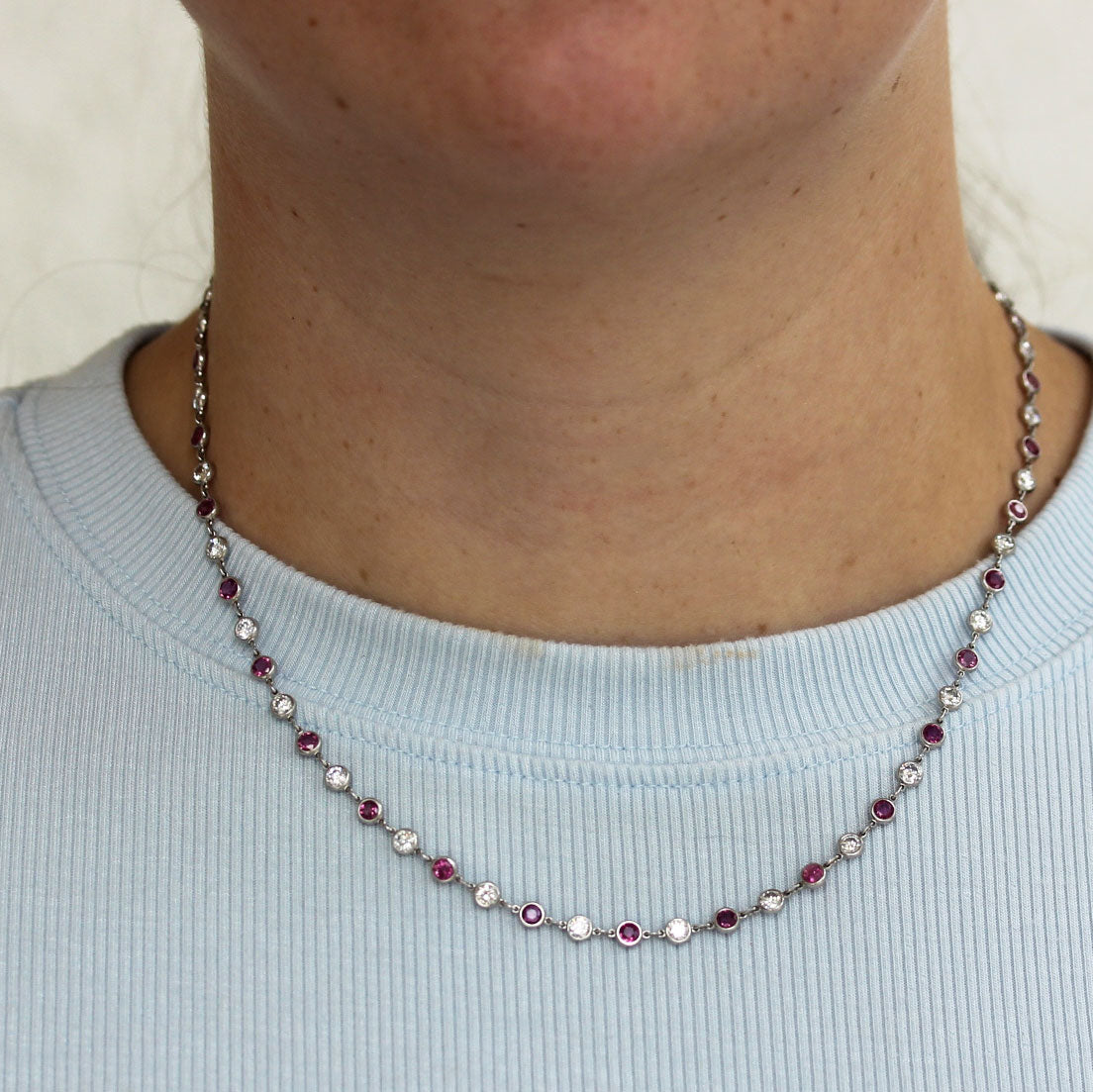 Vintage Diamond & Ruby Chain - Be On Park
