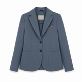 Circolo 1901 China Blue Fleece Slim Fit Blazer
