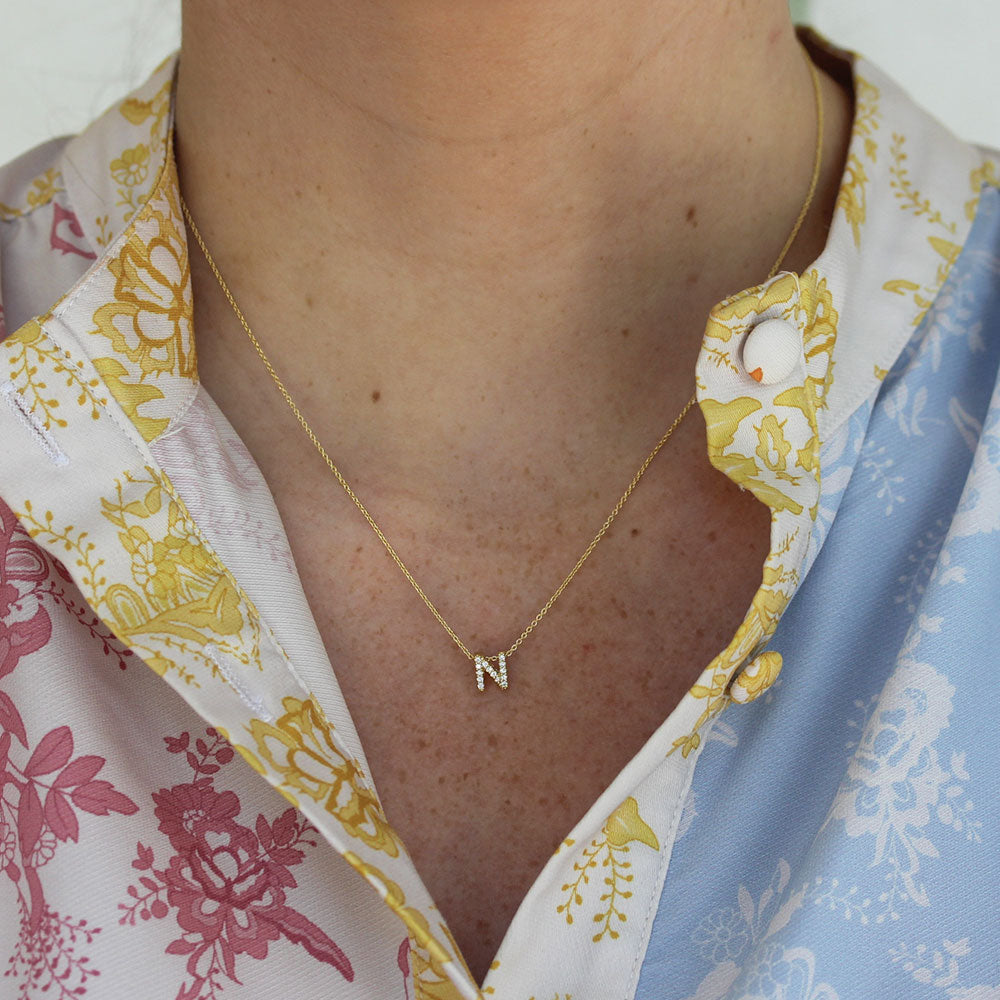 Roberto Coin Love Letter 'N' Necklace - Be On Park