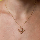 Roberto Coin Venetian Princess Flower Necklace