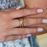 Vintage Tri-Tone Trinity Cartier Ring