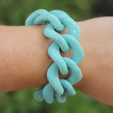 Salima Thakker Elementals Stingray Bracelet in Turquoise