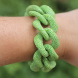 Salima Thakker Elementals Stingray Bracelet in Spring Green