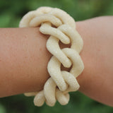 Salima Thakker Elementals Stingray Bracelet in Ivory