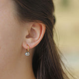 By Pariah Orbit Topaz Hoop Earrings