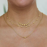 Nanis 18K Yellow Gold Dancing in the Rain Beaded Necklace