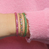 Zydo 18K Yellow Gold Multicolor Sapphire Stretch Bracelet