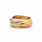 Vintage Tri-Tone Trinity Cartier Ring