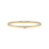 Jade Trau Posey Two Stone Diamond Plie Bangle