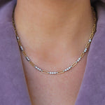 Jade Trau Two-Tone Pia Chain Necklace - Be On Park