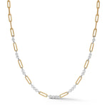 Jade Trau Two-Tone Pia Chain Necklace - Be On Park