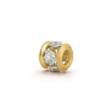Jade Trau Two-Tone Sophisticate Diamond Station Rondelle