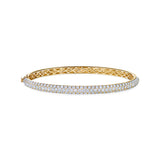 Kwiat Moonlight Pavé Diamond 3-Row Medium Bangle