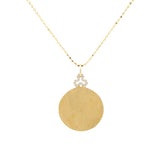 Devon Woodhill Florentine Locket on 20" Gold Ball Chain - Be On Park