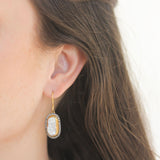 Lika Behar Pearlita Drop Earring with Biwa Keshi Pearls & Cognac Diamond