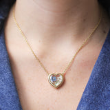 Loquet Diamond and Sapphire Butterfly Charm