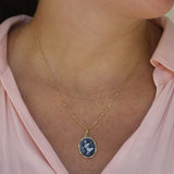 Be X Lauren Libra Cameo Diamond Pendant Necklace