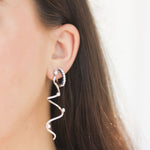 Graziela Large Diamond Mega Swirl Drop Earrings - Be On Park