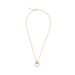 STATEMENT Yellow Gold Rivet M Necklace - Be On Park