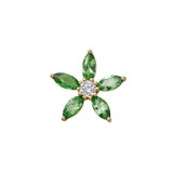 Loquet Wild Green Orchid Charm