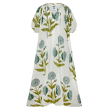 Maison Marigold Malta Maxi Dress Blue/Green Flower