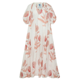 Maison Marigold Malta Maxi Dress Pink Flower
