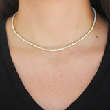 Kwiat Bezel Set Diamond Riviera Necklace