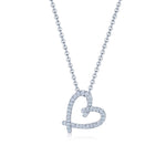 Kwiat Cross My Heart Diamond Pendant Necklace - Be On Park