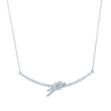 Kwiat Diamond Entwine Bar Necklace