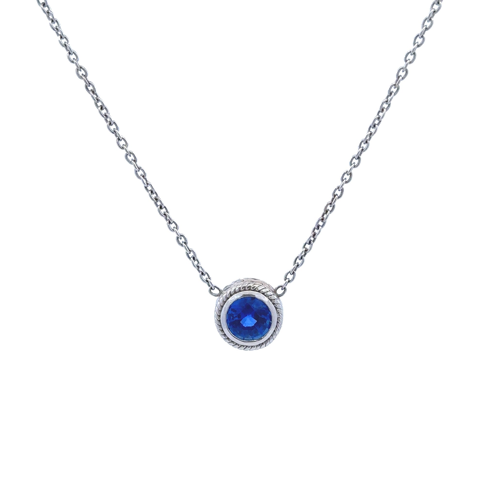 Penny Preville Round Sapphire Necklace - Be On Park