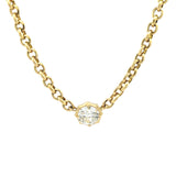 Jade Trau One-of-a-Kind Diamond Sophisticate Pendant on Rolo Chain