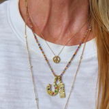 Lauren K Multicolor Gemstone Horseshoe Revival Charm