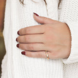 Zydo Multicolor Diamond, Sapphire, and Semi Precious Stones Stretch Eternity Ring