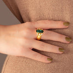 Gurhan One-of-a-Kind Afghan Tourmaline Ring with Diamond - Be On Park