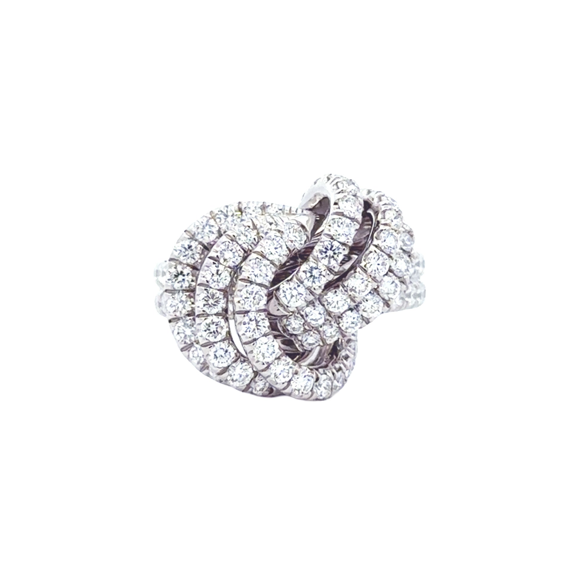 Kwiat Large Entwine Diamond Open Knot Ring - Be On Park