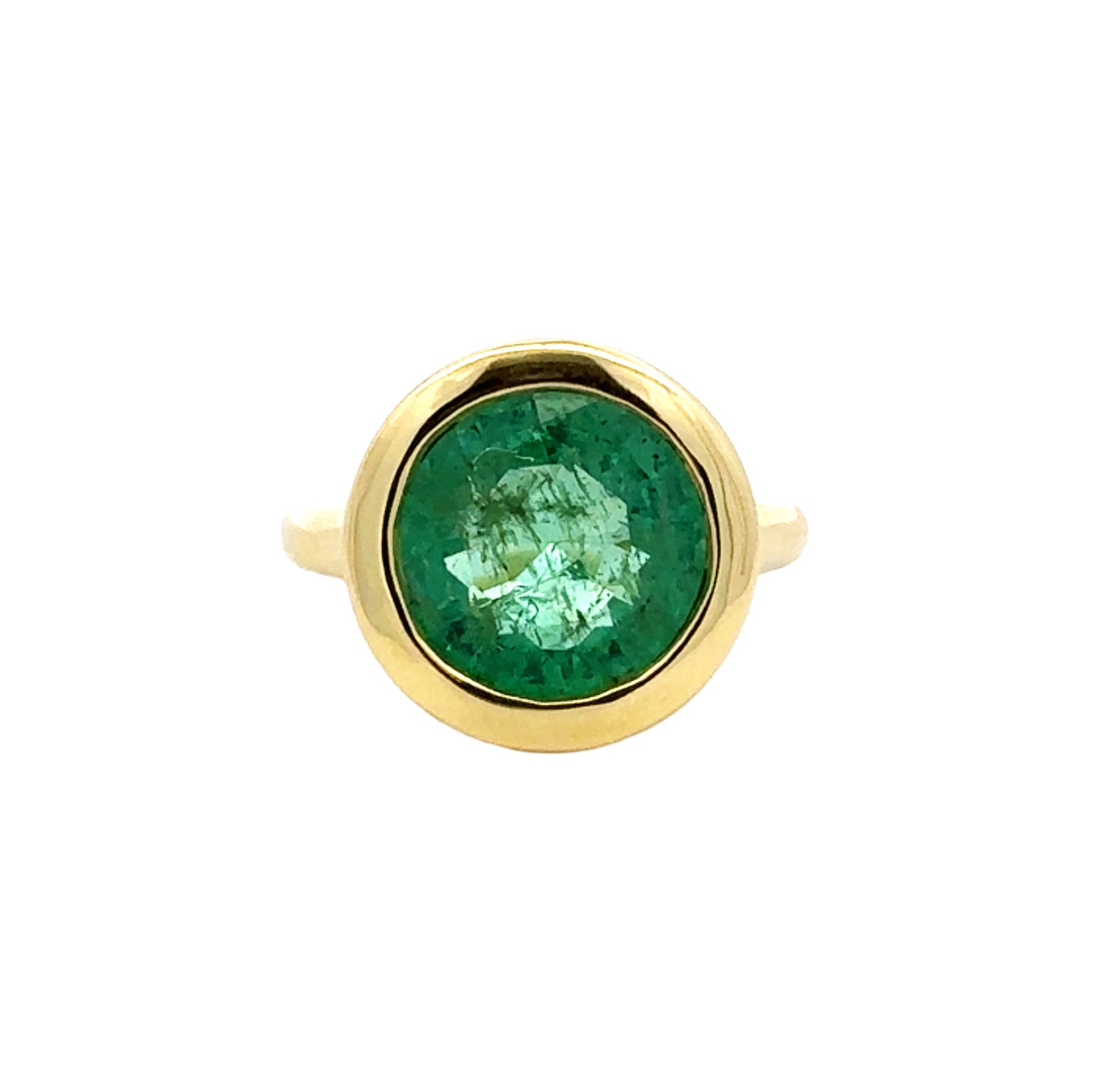 Lauren K Round Emerald Lisette Ring - Be On Park