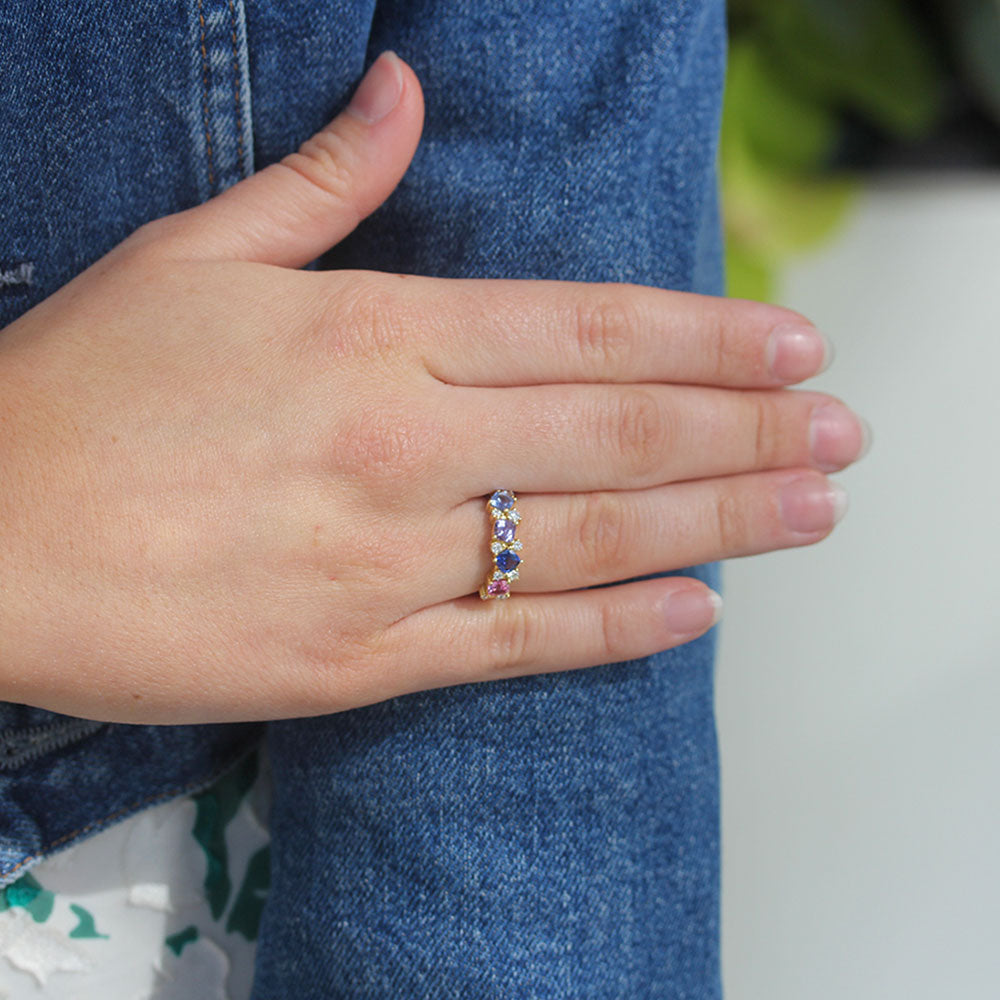 Penny Preville Diamond &  Sapphire Confetti Band - Be On Park